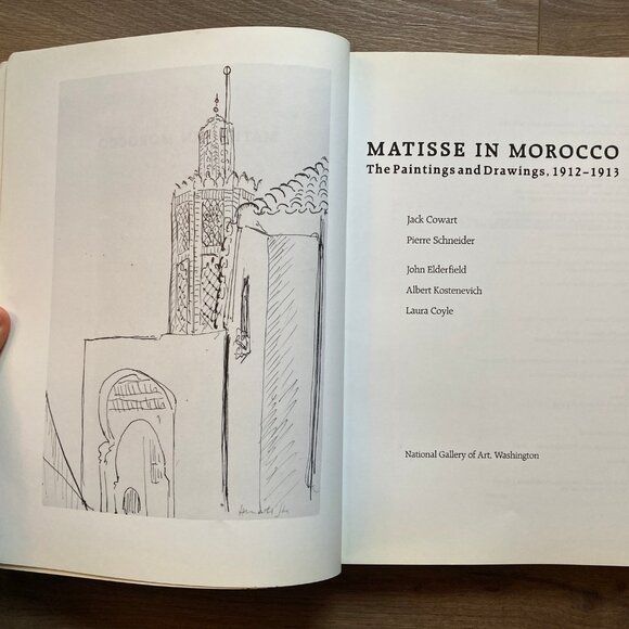 Matisse in Morocco, Large Softcover Illustrated Art Book, National Gallery 1990 - Picture 8 of 8